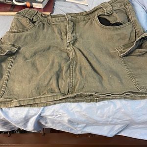 Cargo Jean skirt